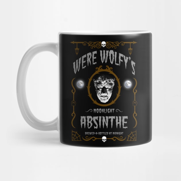 ABSINTHE MONSTERS 10 (WERE WOLFY) by GardenOfNightmares